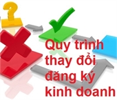 Thay đổi đăng ký kinh doanh